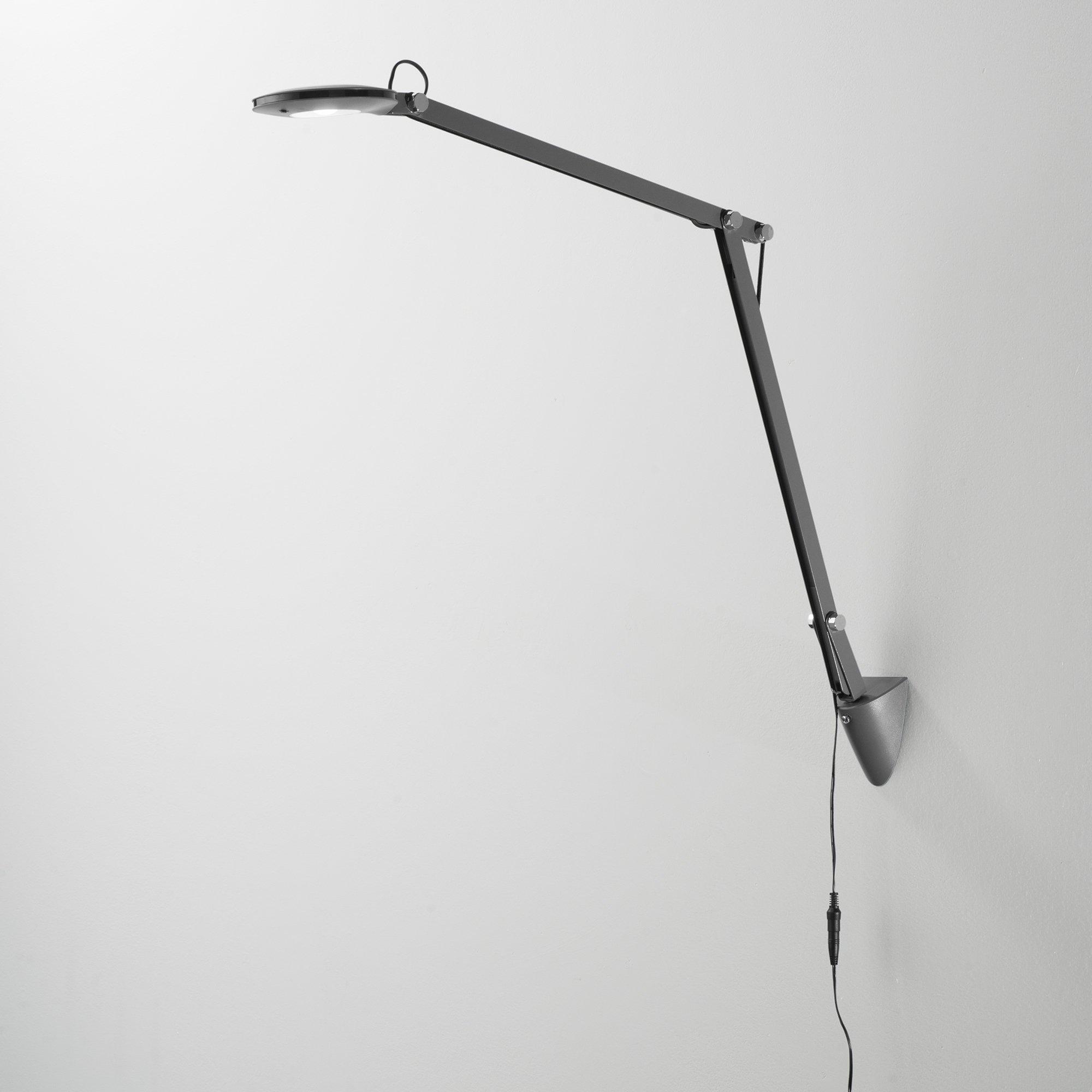 Interiérové svietidlo FAN EUROPE LAMPADA DA LETTURA LED LOCKE GRIGIA 6W 700LM 4000K 53X55CM LEDT-LOCKE-GREY