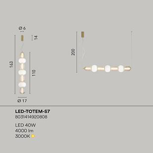 Interiérové svietidlo FAN EUROPE TOTEM LED-TOTEM-S7