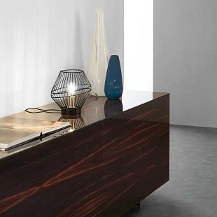 Interiérové svietidlo FAN EUROPE LUMETTO KIKO NERO/ORO 1XE27  I-KIKO-L