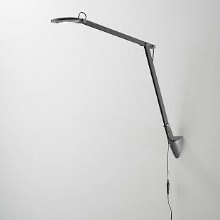 Interiérové svietidlo FAN EUROPE LAMPADA DA LETTURA LED LOCKE GRIGIA 6W 700LM 4000K 53X55CM
