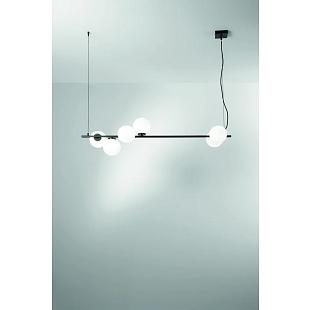 Interiérové svietidlo FAN EUROPE SOSPENSIONE ENOIRE NERA 6XE14 120X12X150CM