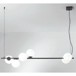 Interiérové svietidlo FAN EUROPE SOSPENSIONE ENOIRE NERA 6XE14 120X12X150CM I-ENOIRE-S120