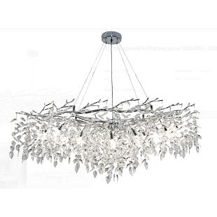 Interiérové svietidlo Závesný krištáľový luster ELYSIA 1200x600 - V20002