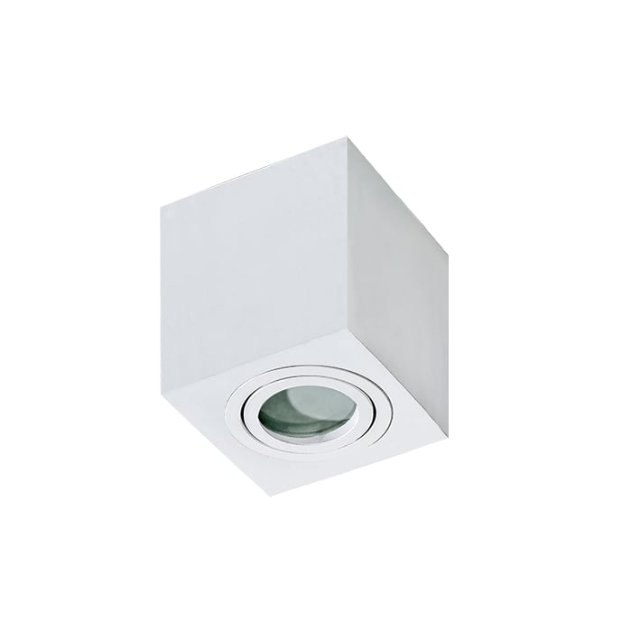 Bodové svietidlo AZZARDO Brant Square IP44 white AZ2822