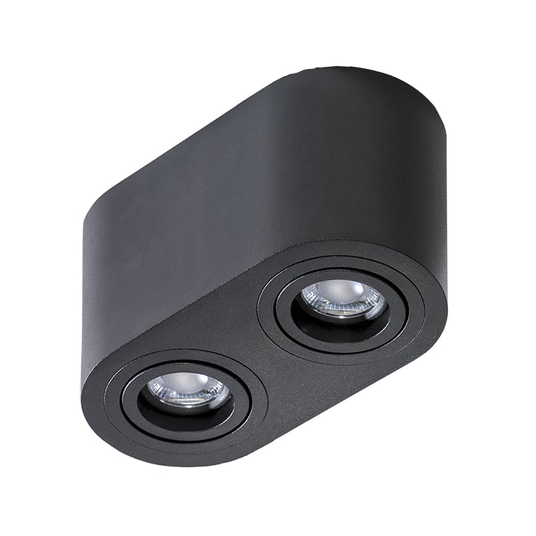 Interiérové svietidlo AZZARDO Brant 2 black   AZ2821