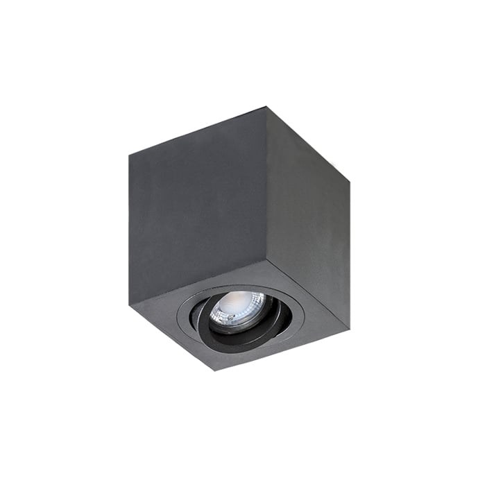 Interiérové svietidlo AZZARDO Brant Square black AZ2825