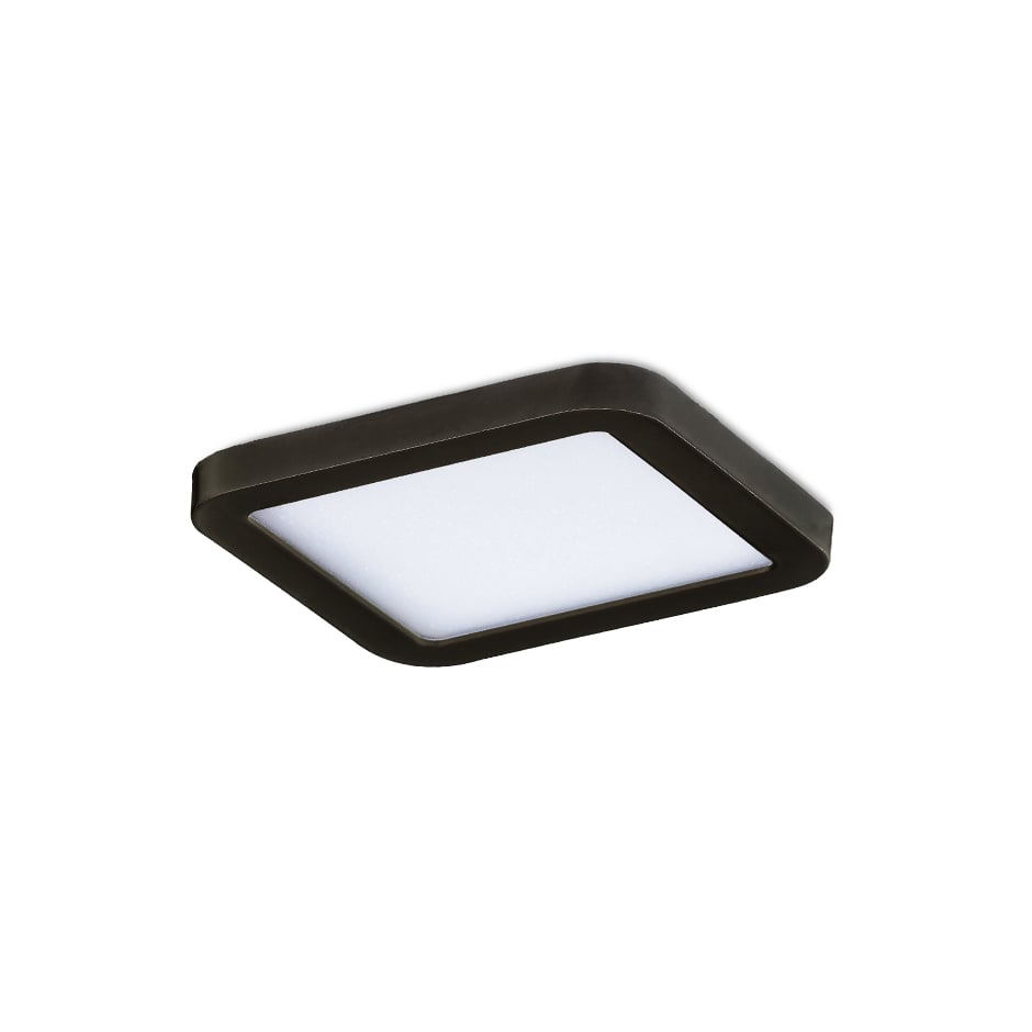 Bodové svietidlo AZZARDO Slim 9 Square 3000K black AZ2833