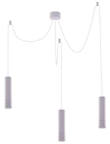 Interiérové svietidlo AZZARDO Locus L pendant 3 white AZ3403