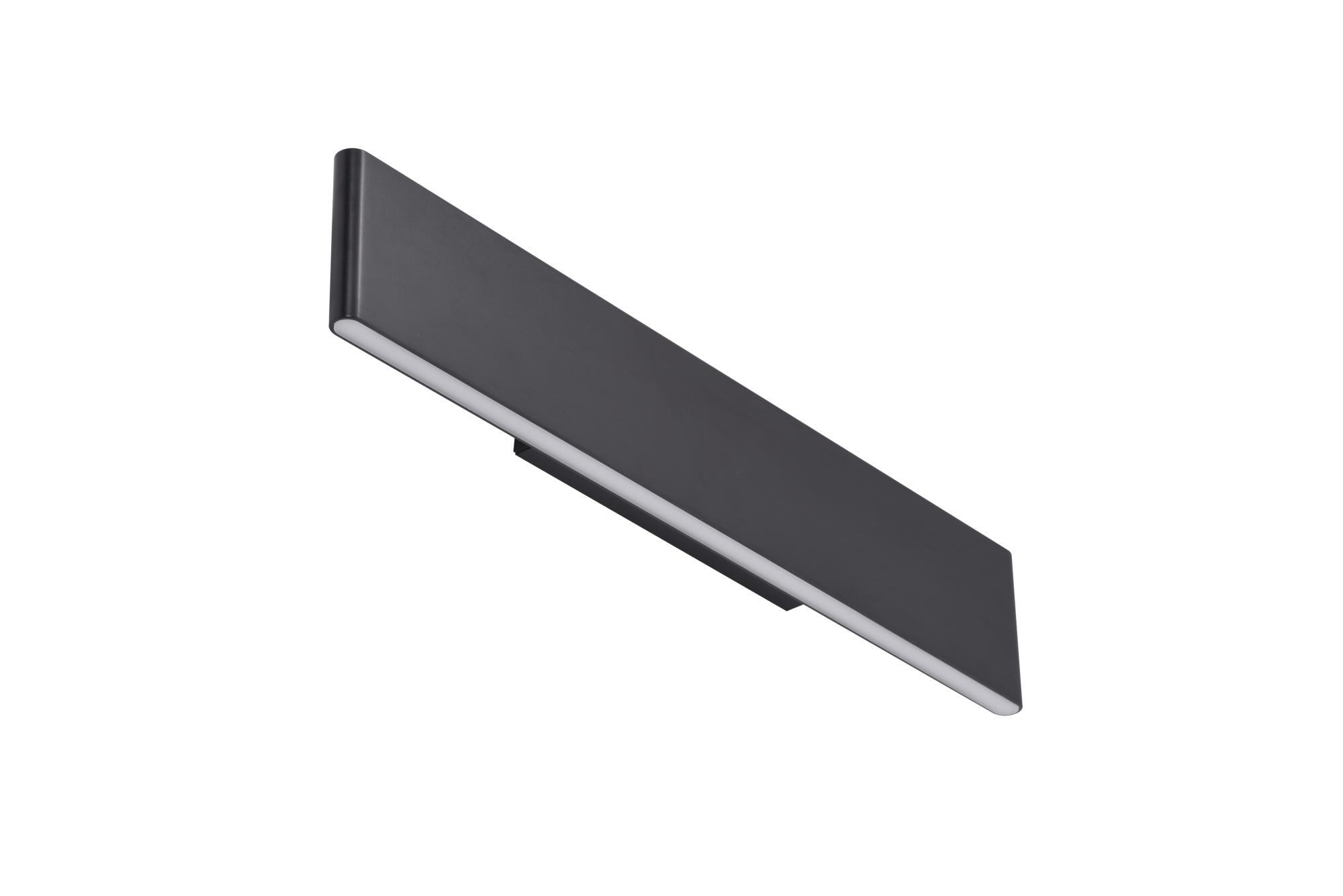 Interiérové svietidlo AZZARDO NORMAN wall L black AZ4177