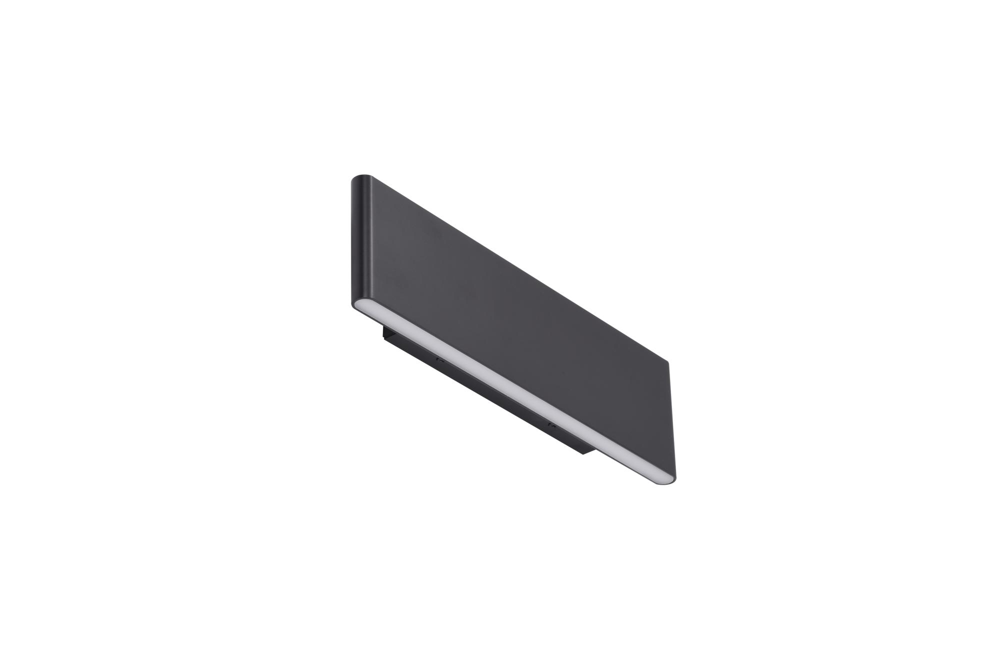 Interiérové svietidlo AZZARDO NORMAN M wall black AZ4178