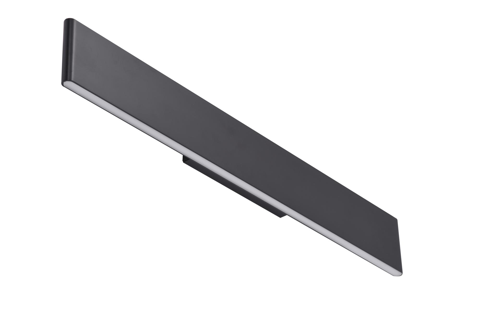 Interiérové svietidlo AZZARDO NORMAN XL wall black AZ4179
