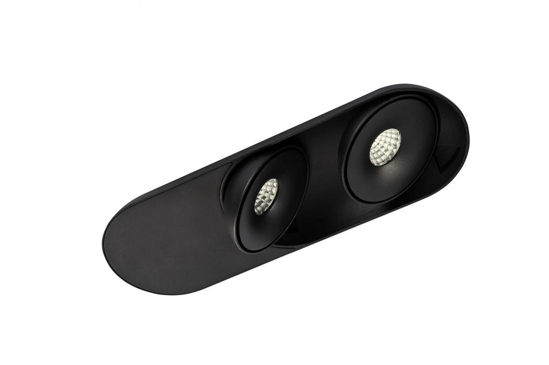 Interiérové svietidlo AZZARDO Toronto 2 (black) AZ4065