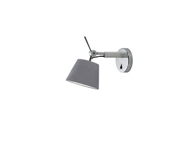Nástenné svietidlo AZZARDO ZYTA wall XS alu/gray AZ2479
