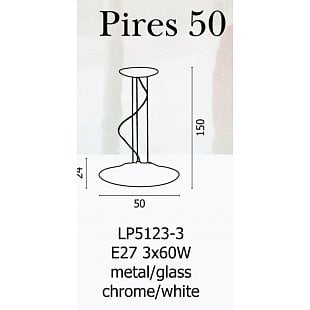 Interiérové svietidlo AZZARDO PIRES 50 Pendant AZ0277