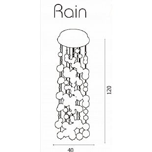 Závesné svietidlo AZZARDO RAIN Pendant chróm AZ0270