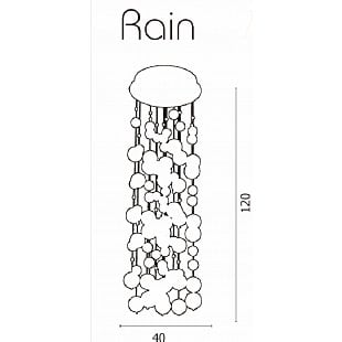 Interiérové svietidlo AZZARDO RAIN Pendant chróm AZ0270