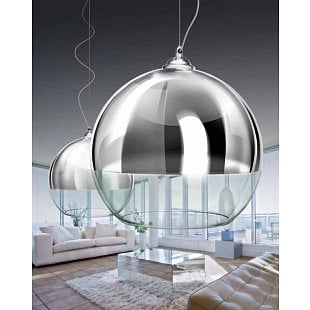 Interiérové svietidlo AZZARDO SILVER BALL 25 pendant