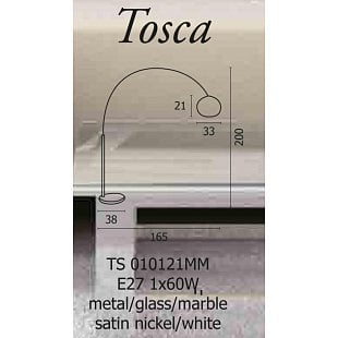 Stojanové svietidlo AZZARDO TOSCA Floor  AZ0022