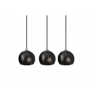 Závesné svietidlo AZZARDO GULIA 3 pendant black