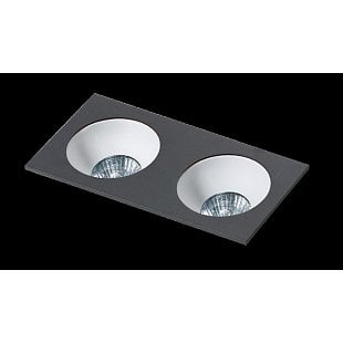 Bodové svietidlo AZZARDO HUGO 2 downlight black AZ1740