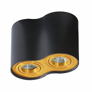 Interiérové svietidlo AZZARDO Bross 2 black/gold AZ2956