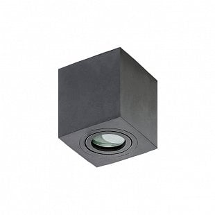 Bodové svietidlo AZZARDO Brant Square IP44 black