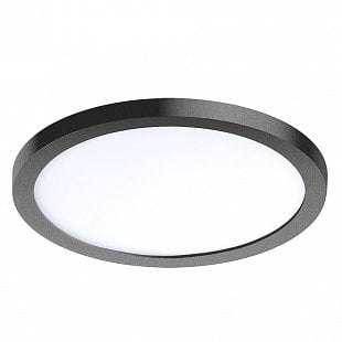 Kúpeľňové svietidlo AZZARDO Slim 15 Round  black