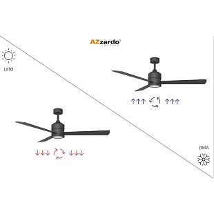 Stropné ventilátor AZZARDO VENETI ventilátor s osvetlením AZ4450 AZ4450