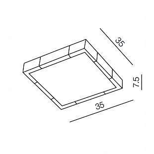 Interiérové svietidlo Stropné svietidlo AZZARDO SOLID B MX5030-QM