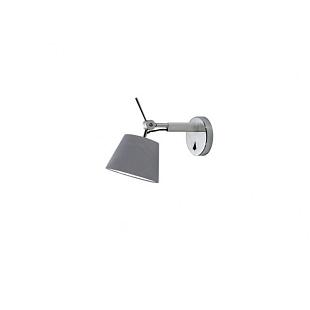 Nástenné svietidlo AZZARDO ZYTA wall XS alu/gray