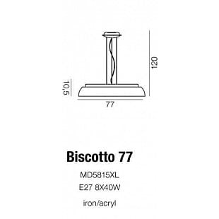 Závesné svietidlo AZZARDO BISCOTTO 77 Pendant AZ0563