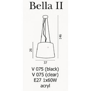 Závesné svietidlo AZZARDO BELLA II Pendant clear AZ0713