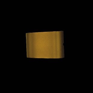 Vonkajšie nástenné svietidlo AZZARDO Ginna 3  gold AZ3485