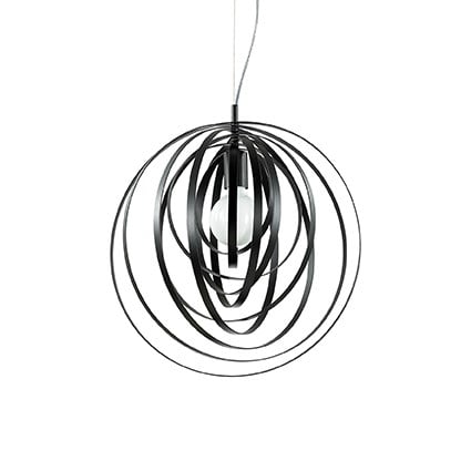Závesné svietidlo IDEAL LUX Disco SP1 Nero 114262