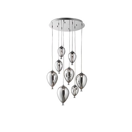 Závesné svietidlo IDEAL LUX Clown SP8 Cromo 100913