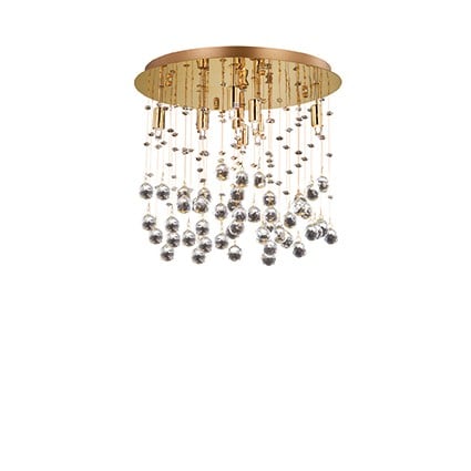 Stropné svietidlo IDEAL LUX Moonlight PL8 Oro 080932