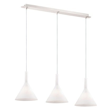 Závesné svietidlo IDEAL LUX Cocktail SB3 S Bianco  074245