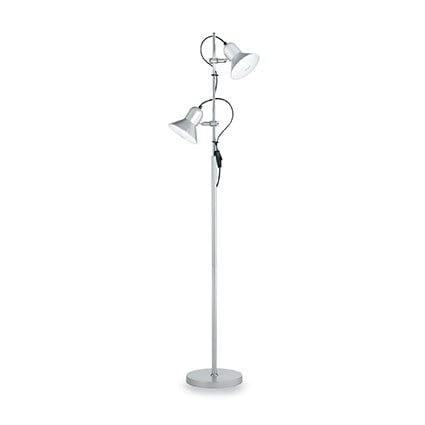 Interiérové svietidlo IDEAL LUX Polly PT2 Argento 061115