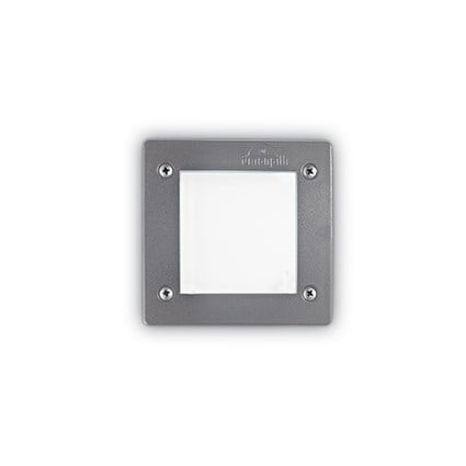 Vonkajšie svietidlo IDEAL Lux Leti R1 Squarer Grigio 096599