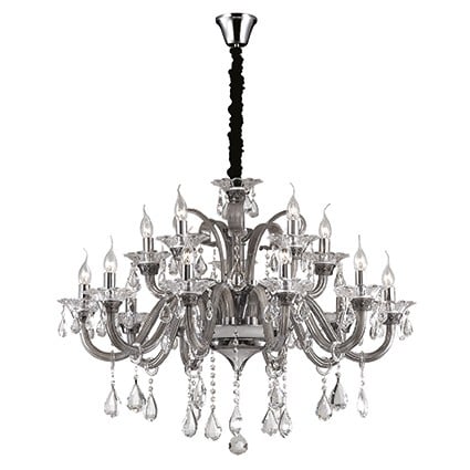Závesné svietidlo IDEAL LUX Colossal SP15 Grigio 081526