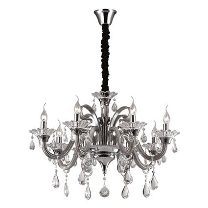 Závesné svietidlo IDEAL LUX Colossal SP8 Grigio 081519