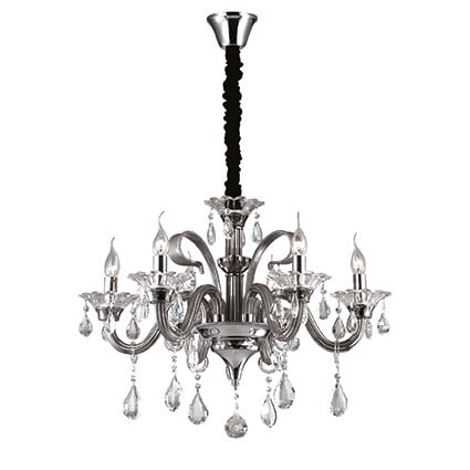 Závesné svietidlo IDEAL LUX Colossal SP6 Grigio 081502
