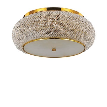 Stropné svietidlo IDEAL LUX Pasha PL10 Oro 100791