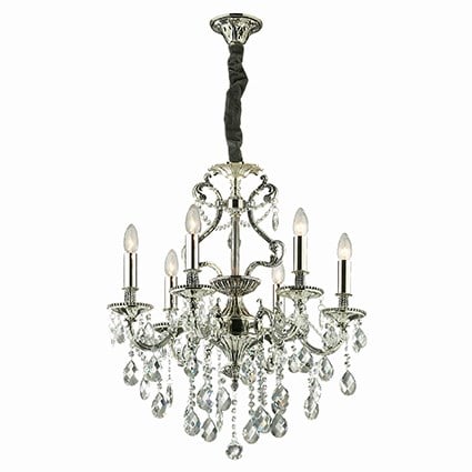 Závesné svietidlo IDEAL LUX Gioconda SP6 argento 044927