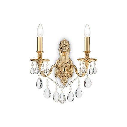 Nástenné svietidlo IDEAL LUX Gioconda AP2 oro 060491