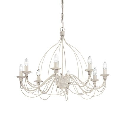 Závesné svietidlo Ideal LUX Corte SP8 Bianco 005898