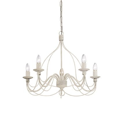 Závesné svietidlo Ideal LUX Corte SP5 Bianco 005881