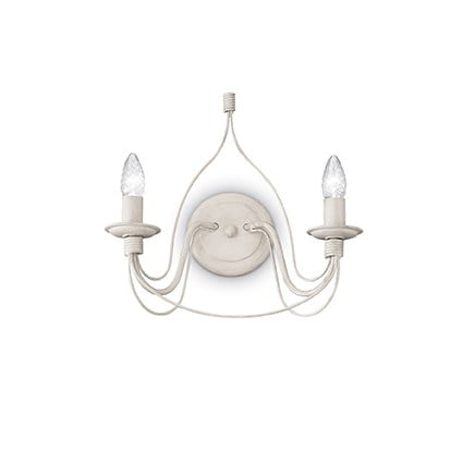 Nástenné svietidlo Ideal LUX Corte AP2 Bianco 028460