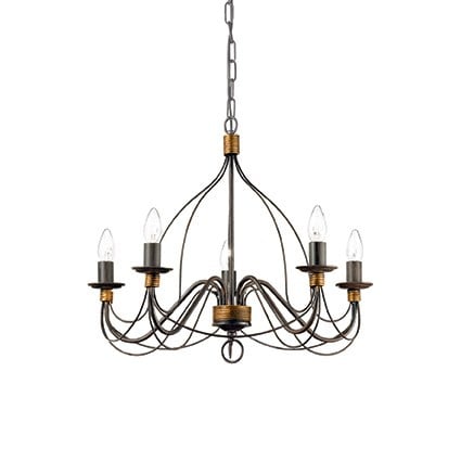 Závesné svietidlo Ideal LUX Corte SP5  Ruggine 057187
