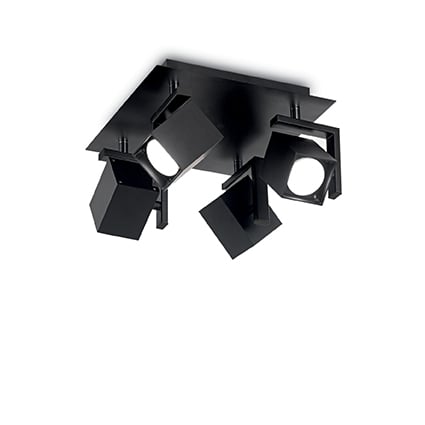 Interiérové svietidlo Ideal LUX MOUSE PL4 NERO 156712